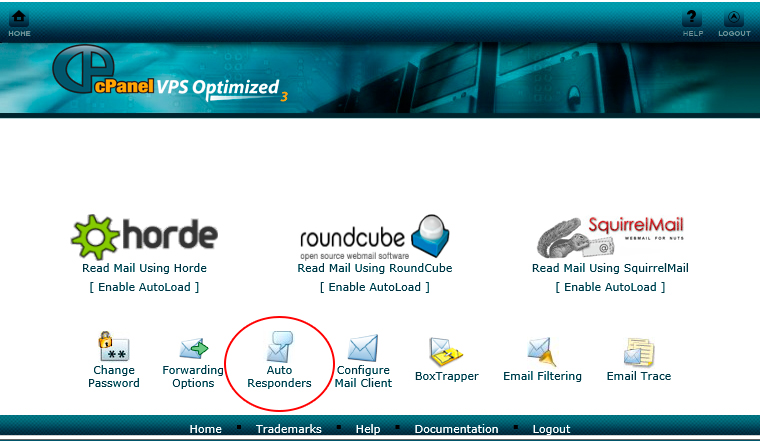 cPanel Email Auto Responders