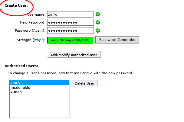 Изменение пароля авторизованного пользователя в cPanel