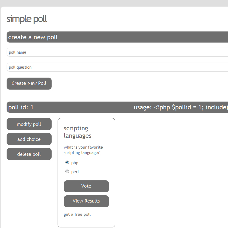 Simple Poll - Скриншот 2