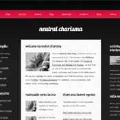 Neutral Charisma. Шаблоны темного дизайна сайтов.