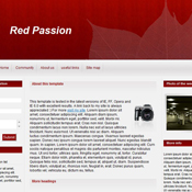 Red Passion. Шаблоны сайтов.
