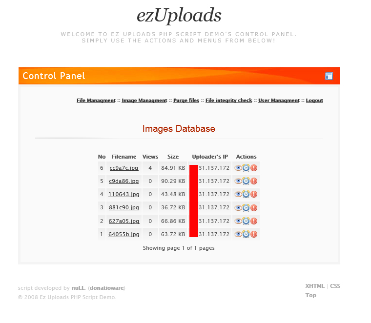 EzUploads Скриншот 1