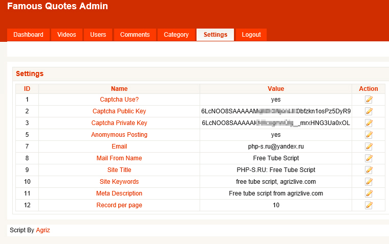 Free Tube Script Скриншот 3