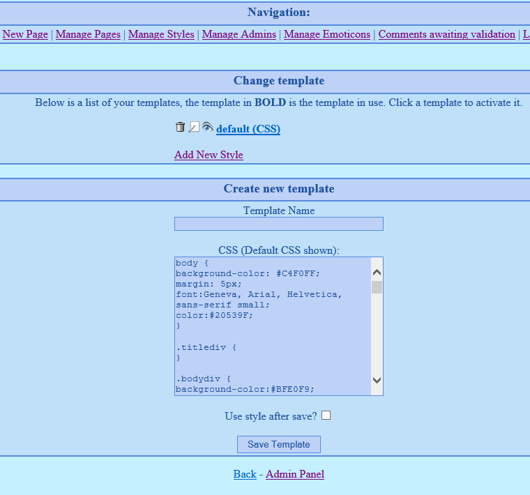 Multi-Page Comment System Скриншот 2