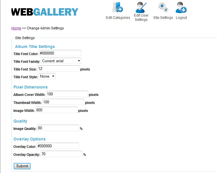 PHPGallery - �������� 2