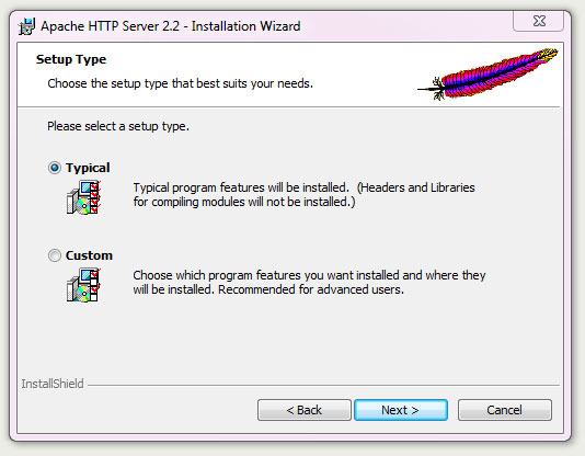 Typical & Custom Apache Installation